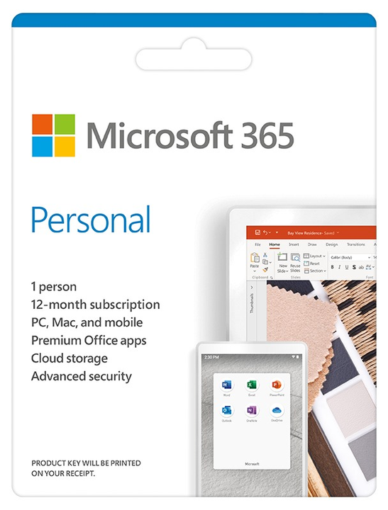 Microsoft 365 Personal product visual